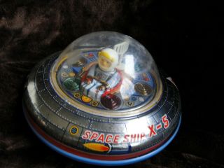 Vintage Toy Space Ship X - 5