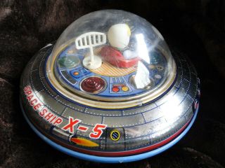 Vintage Toy Space Ship X - 5 2
