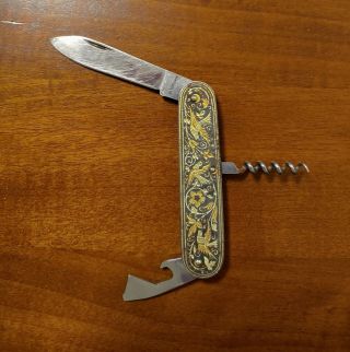 Vintage Toledo Pocket Knife Made In Spain