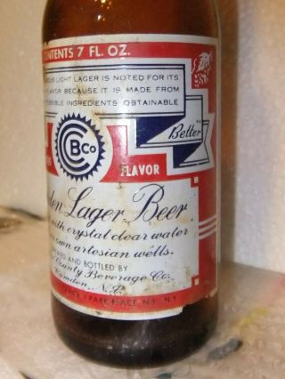 Vintage ACL Painted Label Beer Bottle Camden Lager Jersey NJ 1950 ' s 2