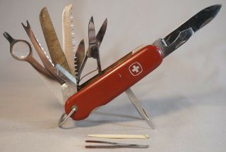 Wenger Delemont Swiss Army Knife Pocket Multi Tool 11,  Vintage