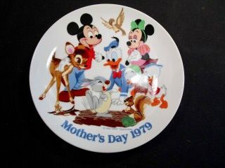 Disney Mickey Mouse Mothers Day 1980 Collector Plate Limited Edition - Schmid