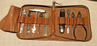 Vintage Utica Ny Cutlery Multi - Tool Kit Set Includes 8 Tools