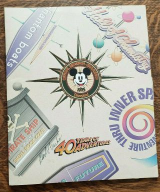 Disneyland 1995 Official Disneyana Convention Press Kit 40 Years Of Adventure