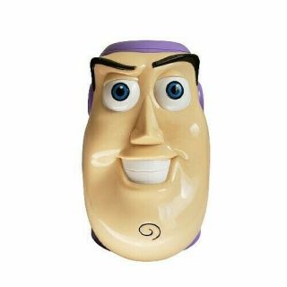Disney On Ice Toy Story Buzz Lightyear Mug Plastic Flip Cup Souvenir 6 "