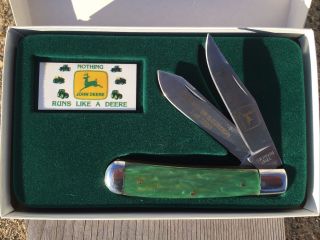 John Deere Collectors Edition 1 Of 1000 Folding 2 Blade Pocket Knife