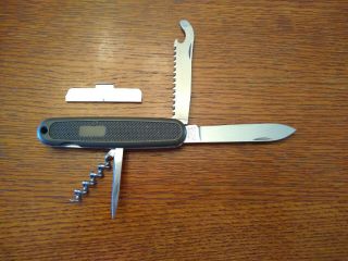 Vintage Victorinox Safari Od Green 108 Mm Stainless Steel Swiss Army Pocketknife