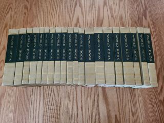Vintage The World Book Encyclopedia 1967 Complete Set Volumes 1 - 20 A - Z