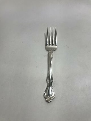Westmorland Sterling Silver Flatware,  George And Martha,  Salad Fork,  6 In