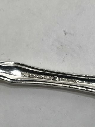 Westmorland Sterling Silver Flatware,  George and Martha,  Salad Fork,  6 in 3
