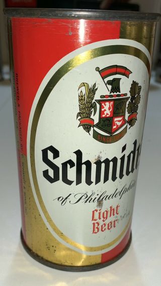 Schmidt’s Light 12 oz Flat Top Beer Can Philadelphia Schmidt’s Sons Brewing Co 3