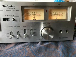 Vintage Technics Rs - 616 Stereo Cassette Deck