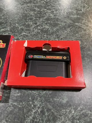 Vintage 1994 Sega Genesis Sonic & Knuckles Video Game w/ Box. 3