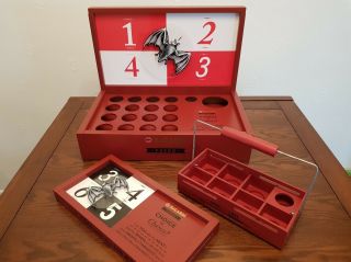 Bacardi Fuego Wooden 3 Piece Drink Game Set Can You Take The Heat ?