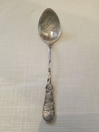 Vintage Sterling Silver P&b Independence Hall Philadelphia Pa 4 " Souvenir Spoon