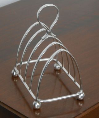 Vintage Silver Plated Arch Toast Rack - Epns England