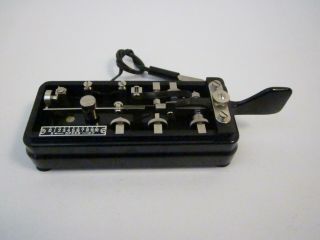 Hi - Mound Bk - 100 Semi Automatic Telegraph Morse Code Bug Key Vintage