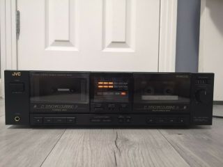 Vintage Jvc Td - W201 Dual Stereo Cassette Tape Player Recorder (serviced)