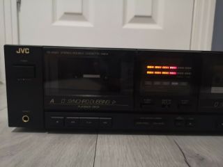 Vintage JVC TD - W201 Dual Stereo Cassette Tape Player Recorder (Serviced) 2