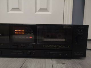 Vintage JVC TD - W201 Dual Stereo Cassette Tape Player Recorder (Serviced) 3