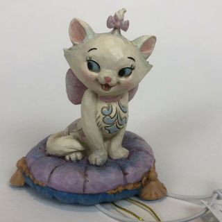 Disney Traditions Jim Shore Marie Aristocats White Cat Mini Figurine