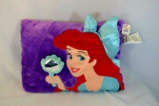 Disney Store Little Mermaid 3 - D Pillow W/ " Mirror " W/tags