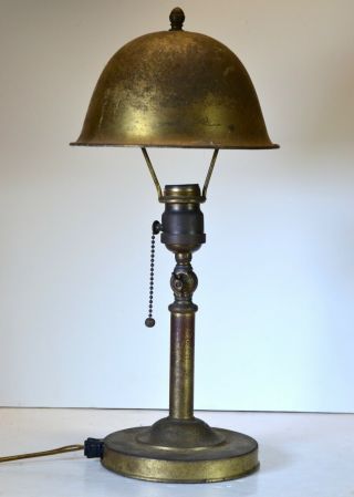 Vintage Oc White Era Industrial Shop Lamp 14 " - Adjustable W/base Articulated