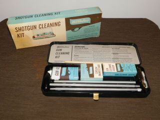 Vintage Gun Wards Western Field Shotgun Cleaning Kit Ga 20 - 28 Minor Wear