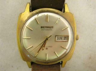 Vintage Benrus Sea Lord Automatic Mens Swiss Wrist Watch