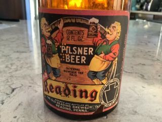 IRTP Old Reading Brewery Stubby 12oz Beer Bottle - Empty - Beauty 2