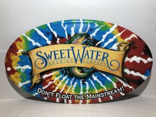 Sweetwater Brewing Craft Beer Tin Metal Sign 19” Long 11” Wide