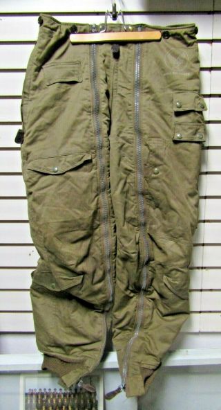 Vintage Wwii Us Army Air Forces Type A - 11a Intermediate Flying Trousers 32 Aaf