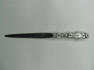 Gorham Whiting Mfg Sterling Silver " Lily " Pattern 7 3/4 " Letter Opener 1902.