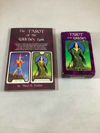 Vintage Tarot Of The Witches Card Deck And Book