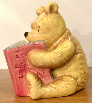 Classic Winnie The Pooh Bank By Disney - Reading Book: All About Honey - Cute