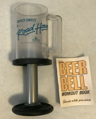 Vintage 1989 Patrick Swayze Road House Promo Beer Bell Mug