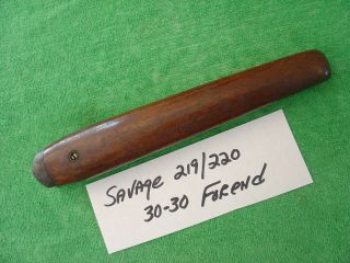 Vintage Savage 219/220 30 - 30 Fore - End And Iron Head With Hardware For Arm.