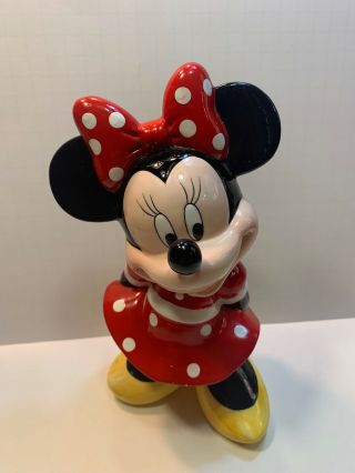 Disney Enesco - Mickey & Co.  - Minnie Mouse Ceramic Figure (9 1/2 