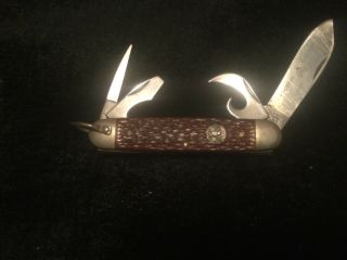 Vintage Official Boy Scouts Of America 4 - Blade Pocket Knife,  Camillus,