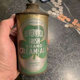 Beverwyck Irish Brand Cream Ale Cone Top Beer Can. ,