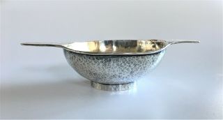 Arts and Crafts Silver Plated over Copper Quaich Bowl 3