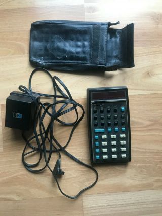 Vintage Hp - 35 Scientific Calculator With Charger And Case
