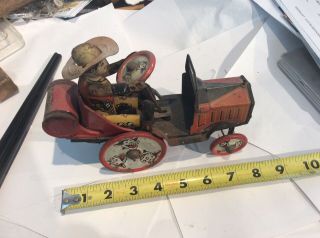 Vintage Louis Marx Whoopee Car Tin Windup Toy—works