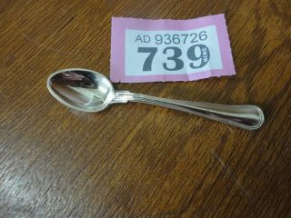 C.  1960 Denmark Sterling Silver 7.  5 Cm Mustard Spoon - Old Danish / Cohr