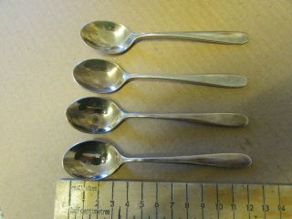 4 David Mellor = Pride Design Cutlery - Plated 1960s = Tea Spoons 13 Cm