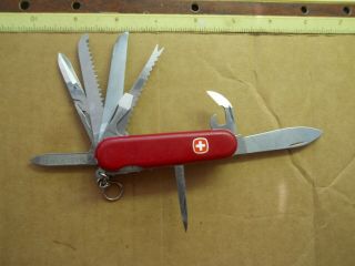 Wenger 6 Lsyer Swiss Army Knife In Red Unknown Model