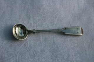 Antique Solid Silver Large Salt Spoon,  Exeter 1869,  Not Scrap,  16gms.