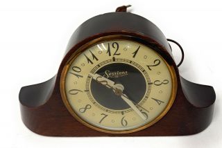 Vintage 1930s Sessions Art Deco Electric Mantel Clock Model 3w -