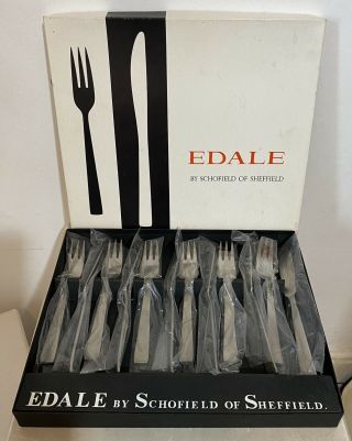 Firth Staybrite - Sheffield Stainless Steel 6 Fish Knife Fork Set