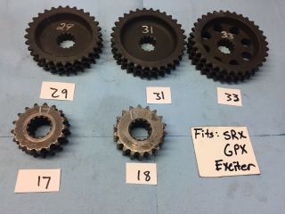 17 18 29 31 33 Gears Vintage Yamaha Fits Srx Gpx Exciter 433 340 440 338 Ss